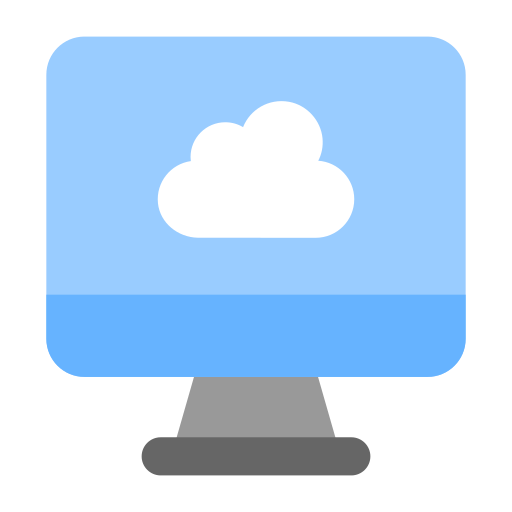 computación en la nube icono gratis