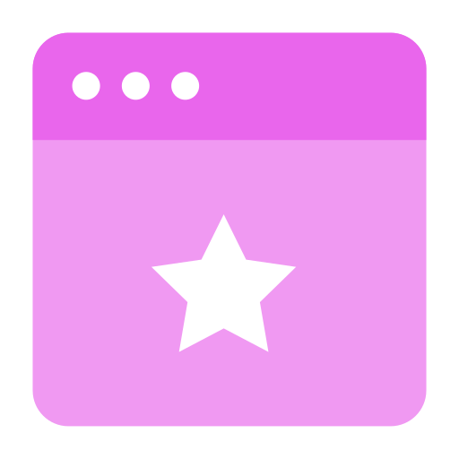 Favorite website free icon Favorite website free icon