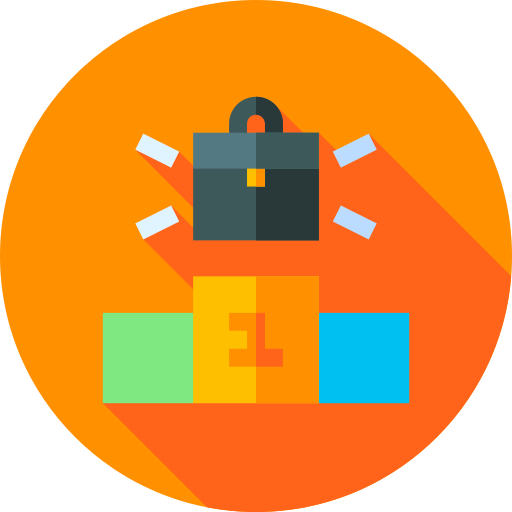 Carrera icono gratis