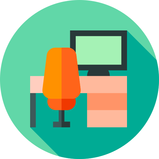 Workplace free icon Workplace free icon