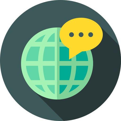 Global Flat Circular Flat icon