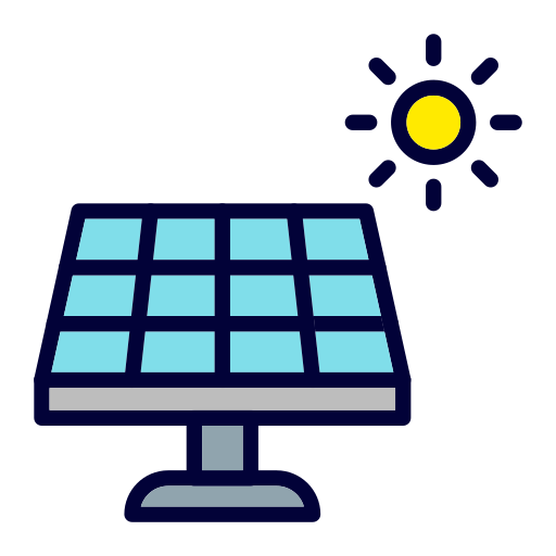 panel solar icono gratis