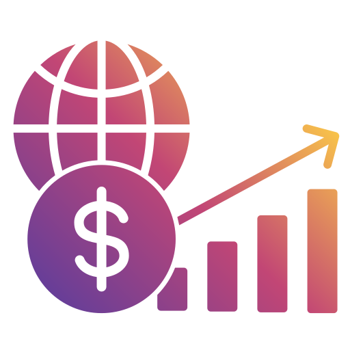 economía icono gratis