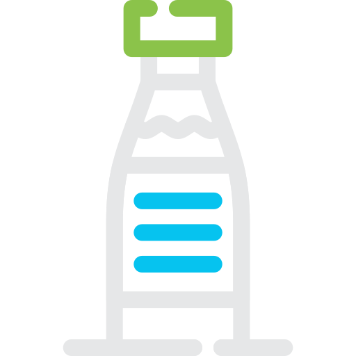 botella de leche icono gratis