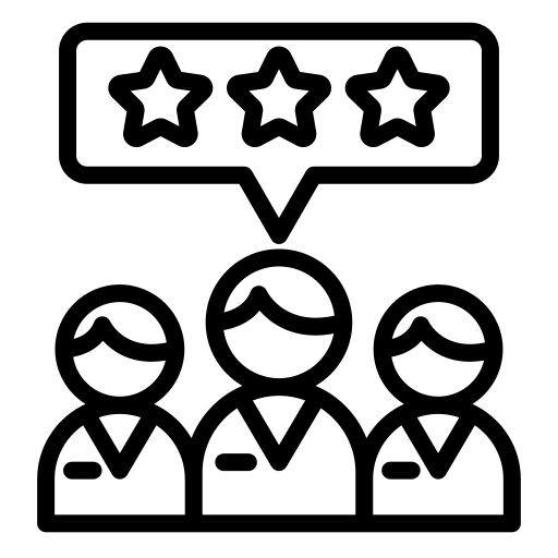 Rating customer free icon