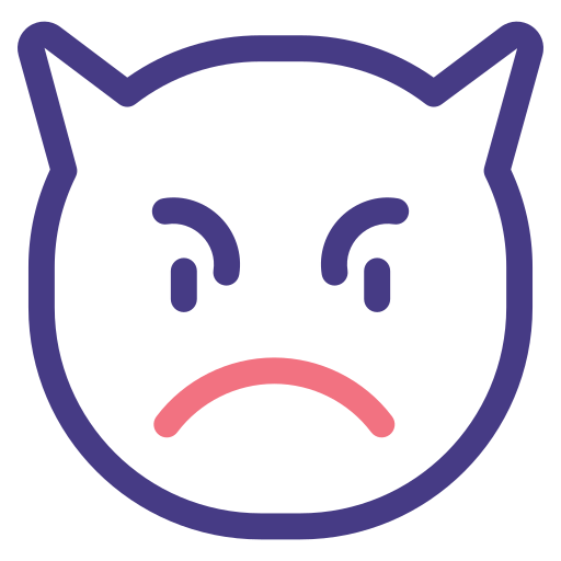 enojado icono gratis