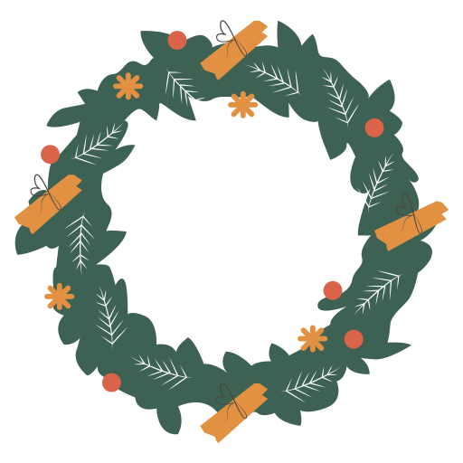 Wreath free sticker Wreath free sticker