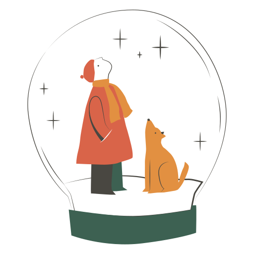 Snow globe free sticker Snow globe free sticker