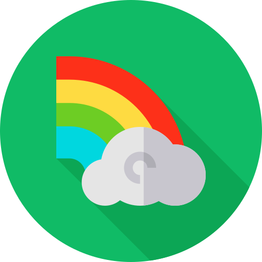 Arco iris icono gratis