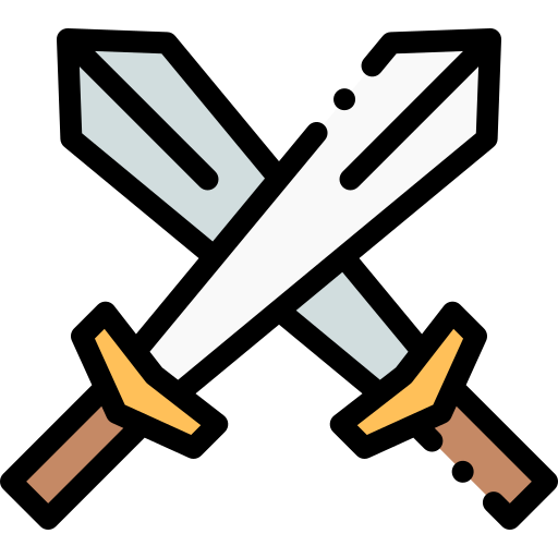 Sword Flaticons Lineal Color icon