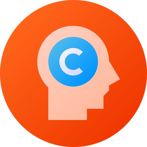 Derechos de autor icono gratis