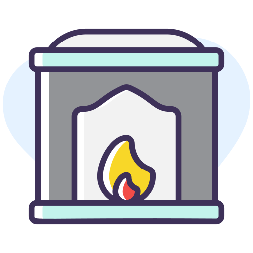 Fireplace free icon Fireplace free icon