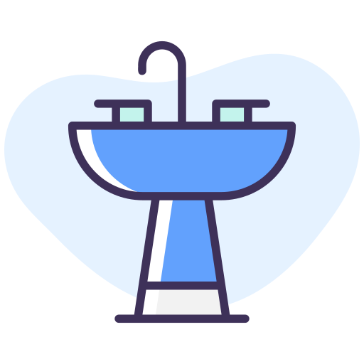 lavabo del baño icono gratis