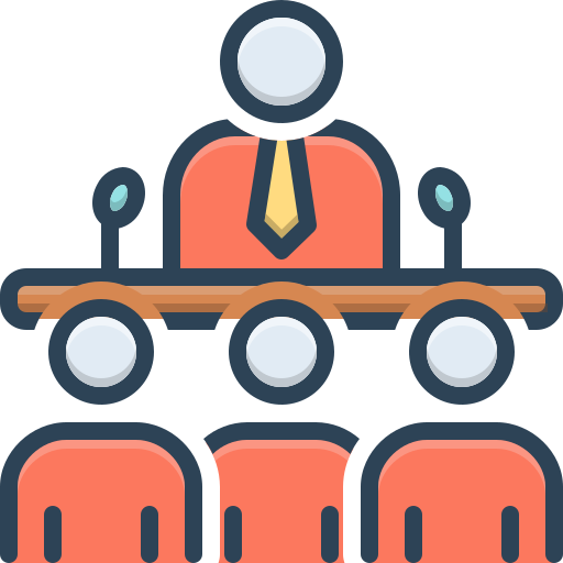 reunión icono gratis