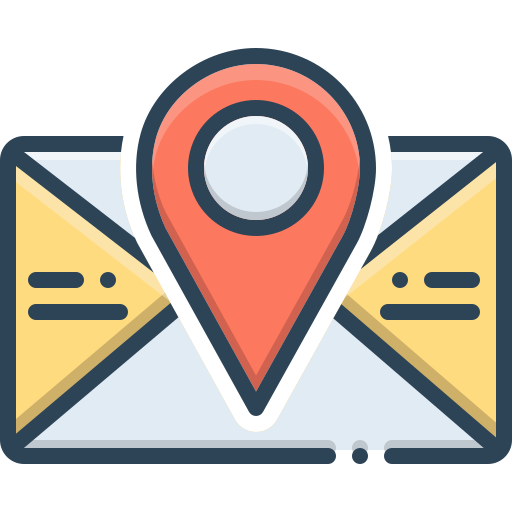 código postal icono gratis