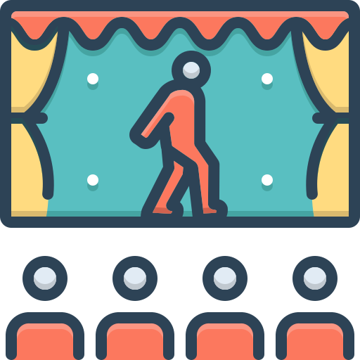 espectáculo icono gratis