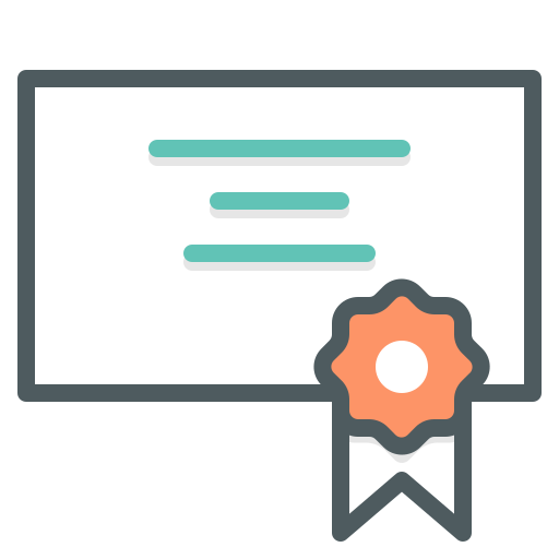 diploma grátis ícone