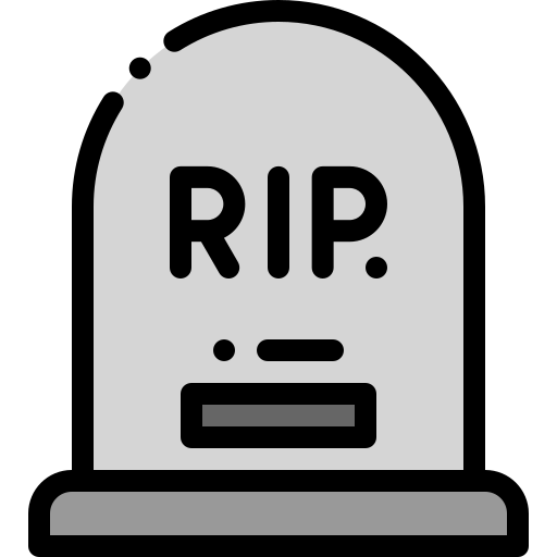 Death Funeral Grave Gravestone Graveyard Rip Svg Png Icon Free