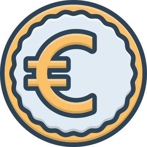 euro icono gratis