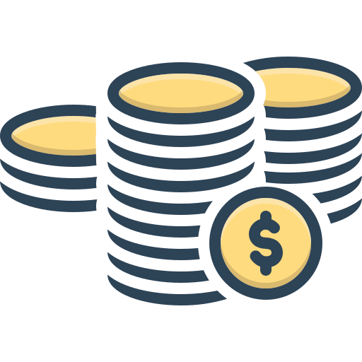 monedas icono gratis