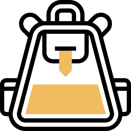 mochila icono gratis