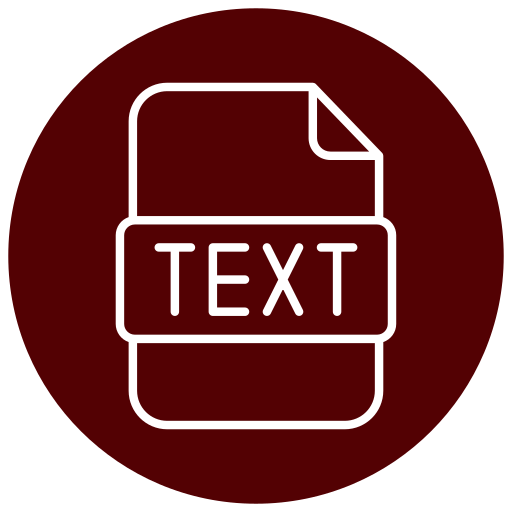 archivo de texto icono gratis