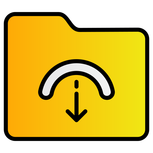 Download folder free icon
