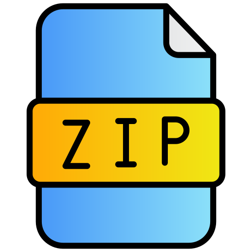 carpeta zip icono gratis