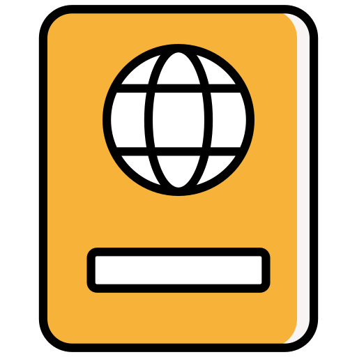 pasaporte icono gratis