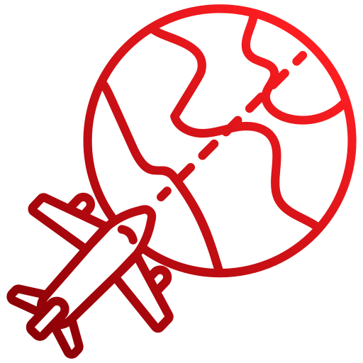 Travelling free icon