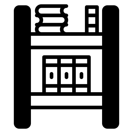 Bookshelf free icon