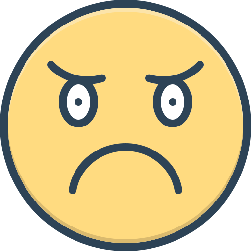 wütend kostenlos Icon