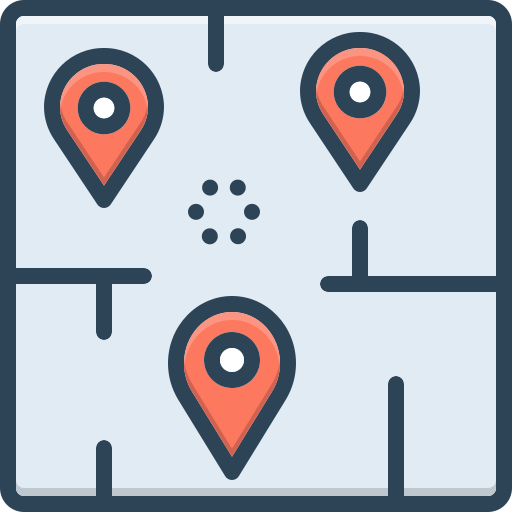 mapa icono gratis