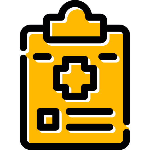 informe médico icono gratis