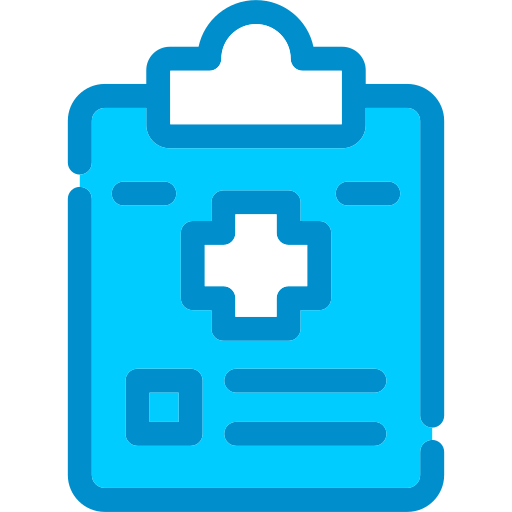 informe médico icono gratis