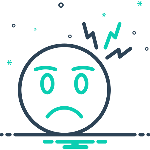 enojado icono gratis