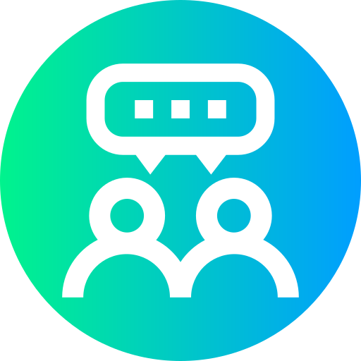 Communication Super Basic Straight Circular icon