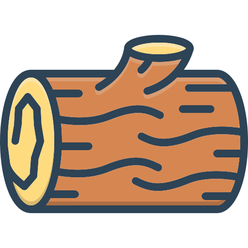 pieza de madera icono gratis