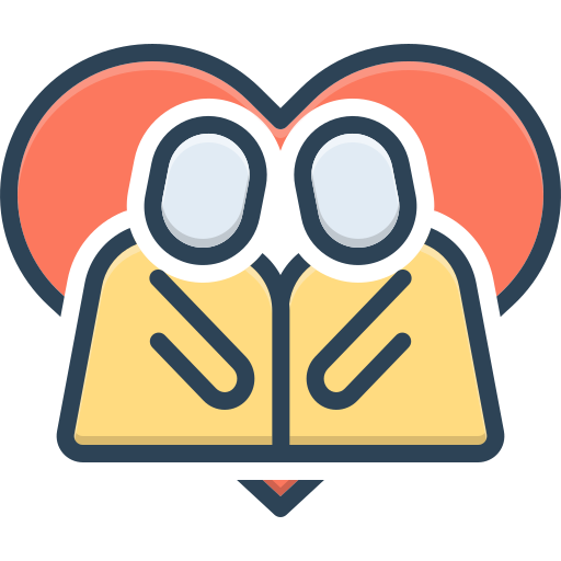 pareja romantica icono gratis