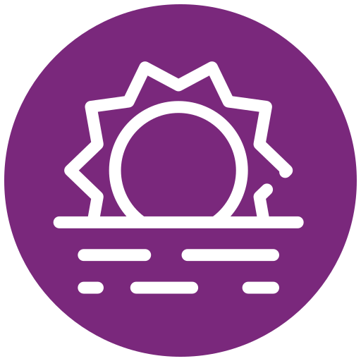 atardecer icono gratis