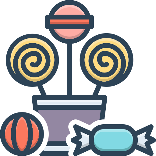 cosas dulces icono gratis