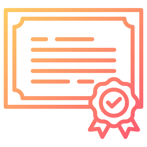 certificat Icône gratuit