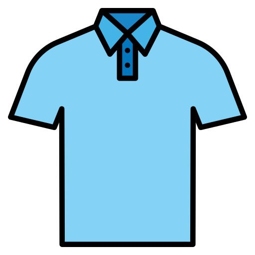 camisa polo icono gratis