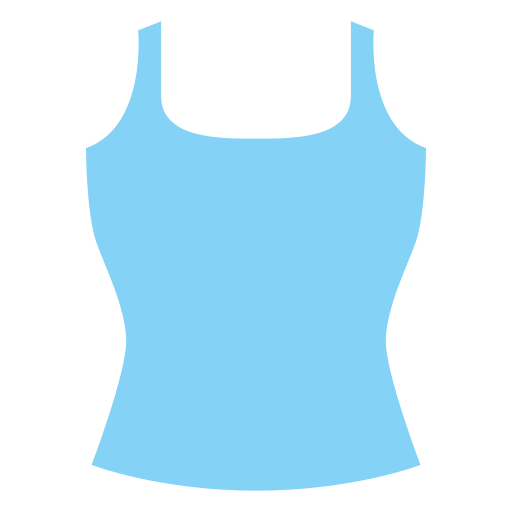 camiseta sin mangas icono gratis