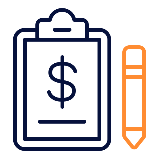 plan financiero icono gratis