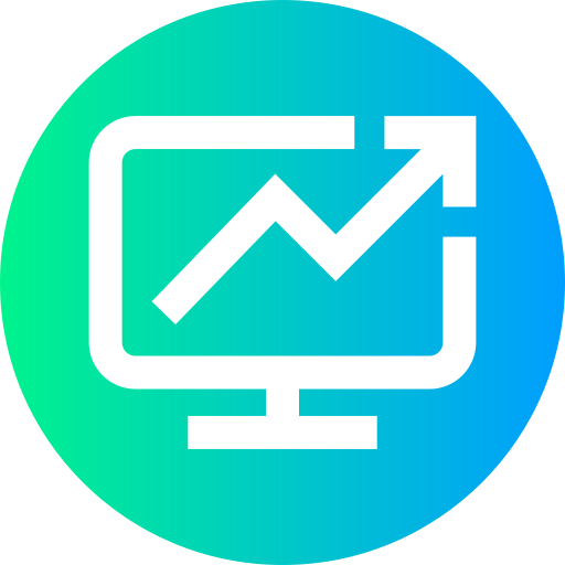 Growth Super Basic Straight Circular icon