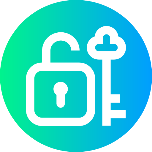 Padlock Super Basic Straight Circular icon