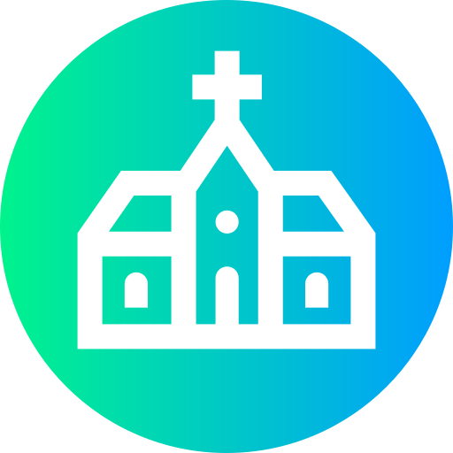 Church Super Basic Straight Circular icon