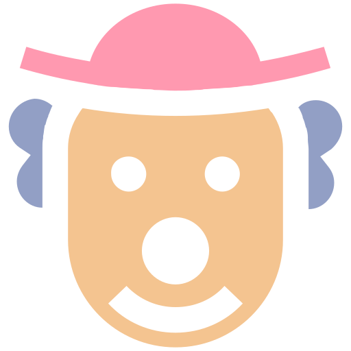 Clown free icon