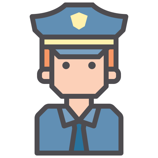 policía icono gratis